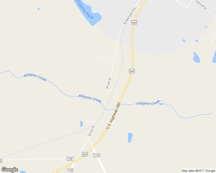 map of restaurants, bars, coffee shops, grocery stores, and more near 148 Broad Street in Alamo