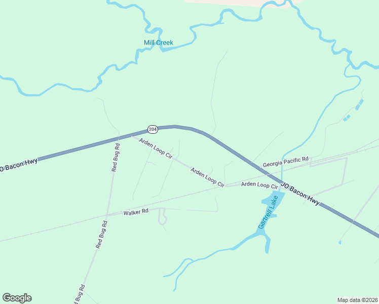 map of restaurants, bars, coffee shops, grocery stores, and more near 307 Arden Loop Circle in Ellabell