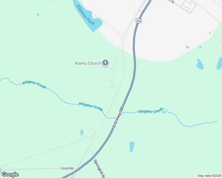 map of restaurants, bars, coffee shops, grocery stores, and more near 148 Broad Street in Alamo