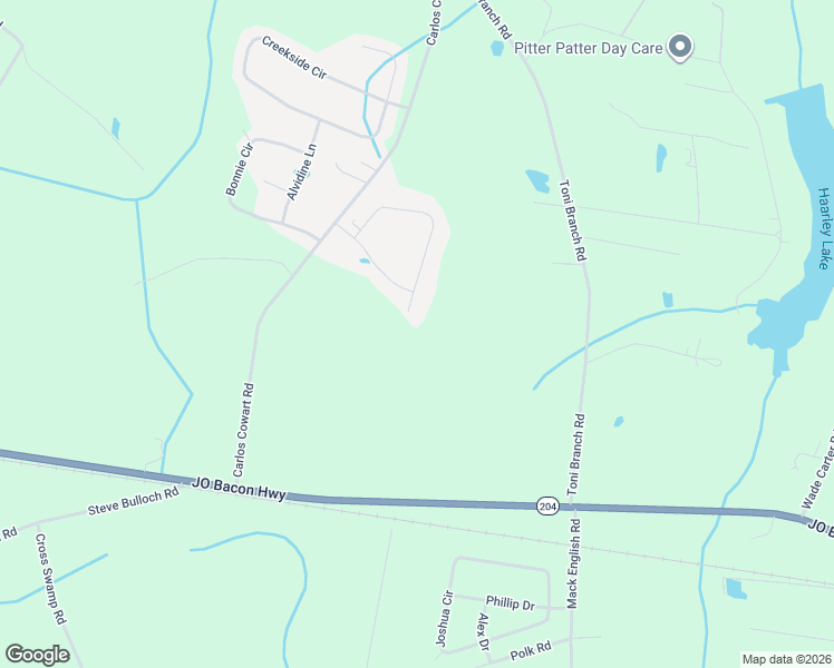 map of restaurants, bars, coffee shops, grocery stores, and more near 45 Farmers Circle in Ellabell
