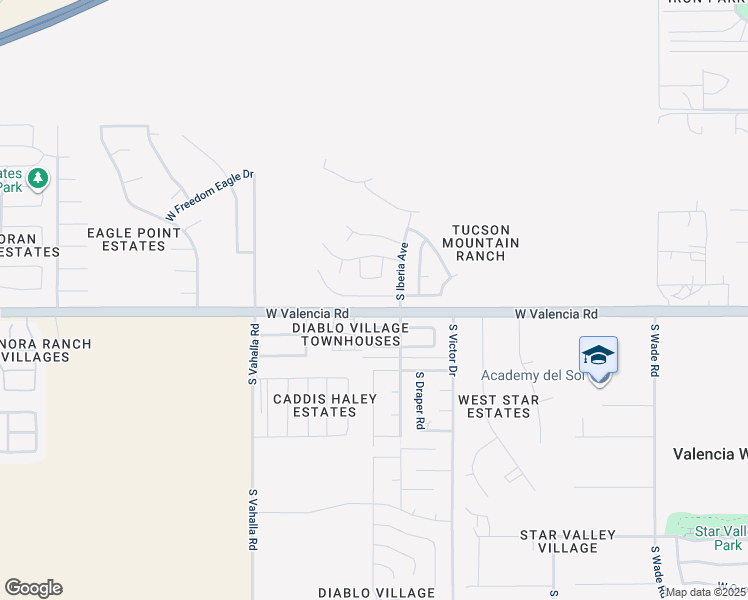 map of restaurants, bars, coffee shops, grocery stores, and more near 7559 West Tenderfoot Drive in Tucson