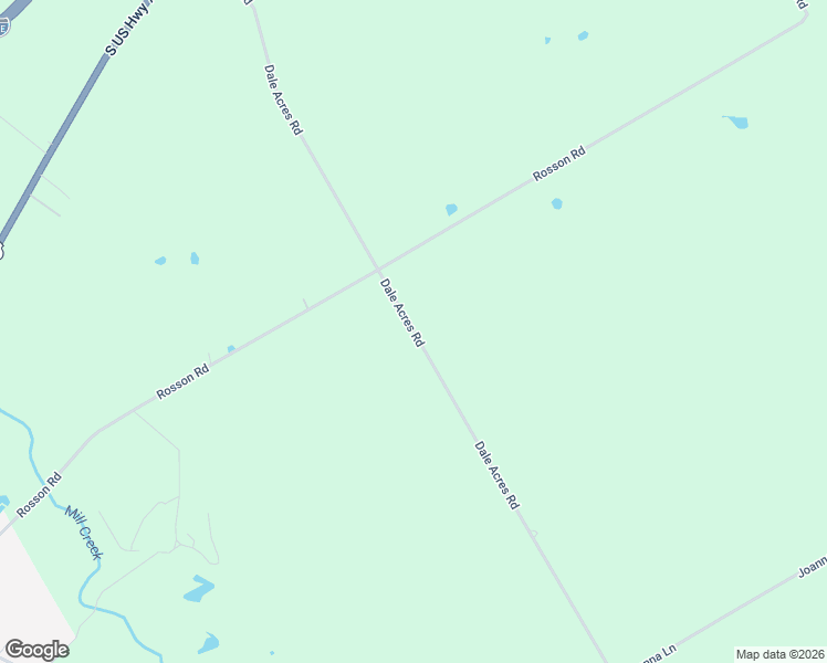 map of restaurants, bars, coffee shops, grocery stores, and more near Dale Acres Road in Milford