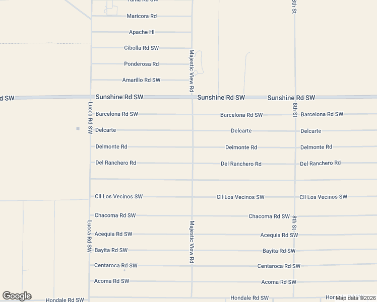 map of restaurants, bars, coffee shops, grocery stores, and more near 1499 Delmonte Road in Deming