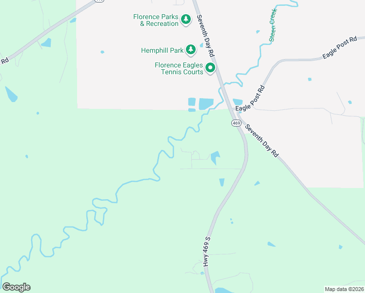 map of restaurants, bars, coffee shops, grocery stores, and more near 180 Townsend Drive in Florence