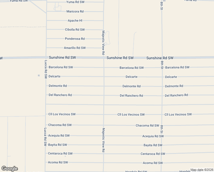map of restaurants, bars, coffee shops, grocery stores, and more near 1499 Delmonte Road in Deming