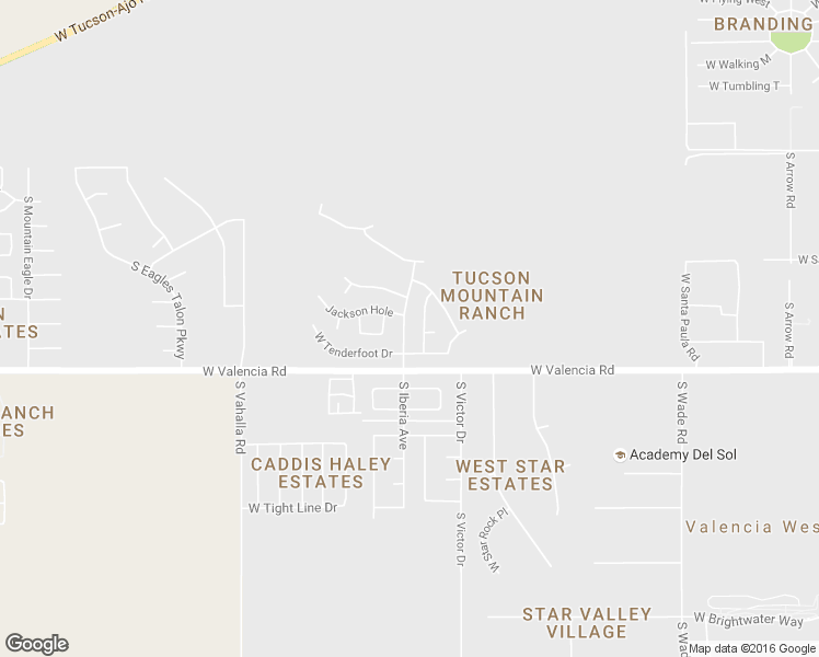 map of restaurants, bars, coffee shops, grocery stores, and more near 6421 Iberia Avenue in Tucson