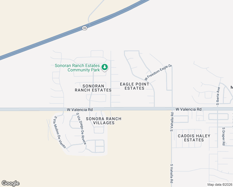 map of restaurants, bars, coffee shops, grocery stores, and more near 8155 West Eagle Heart Court in Tucson