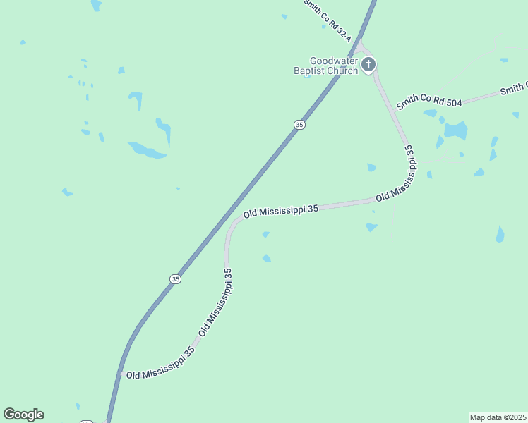 map of restaurants, bars, coffee shops, grocery stores, and more near Old Mississippi 35 in Smith County