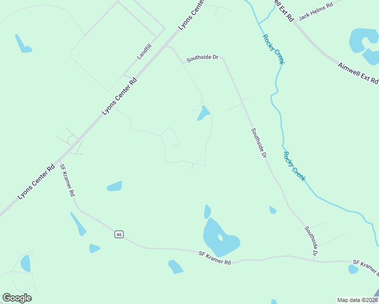 map of restaurants, bars, coffee shops, grocery stores, and more near 286 Bobby Salter Road in Lyons