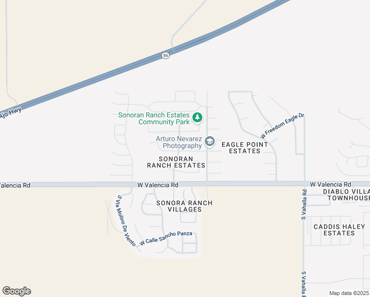 map of restaurants, bars, coffee shops, grocery stores, and more near 8308 West Kittiwake Lane in Tucson