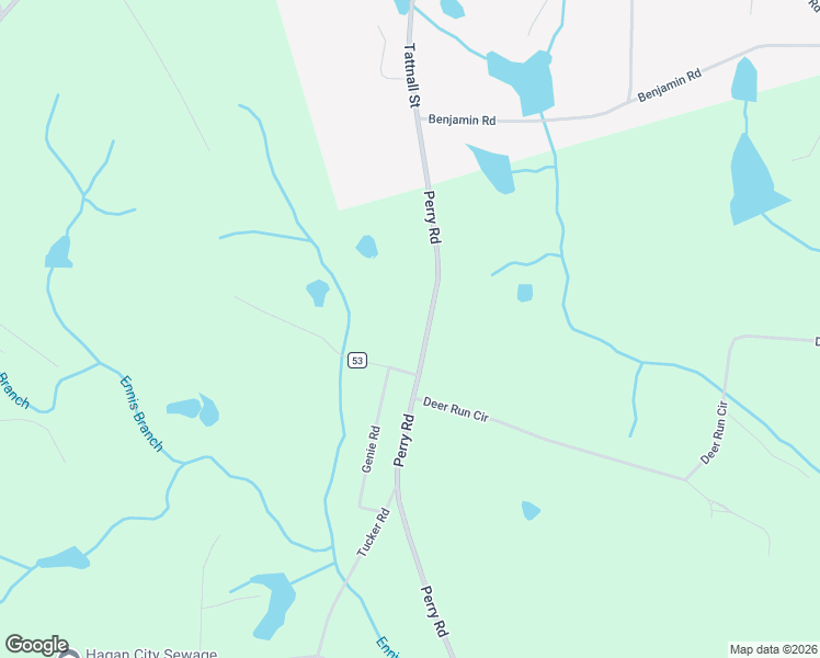 map of restaurants, bars, coffee shops, grocery stores, and more near 4909 Perry Road in Claxton