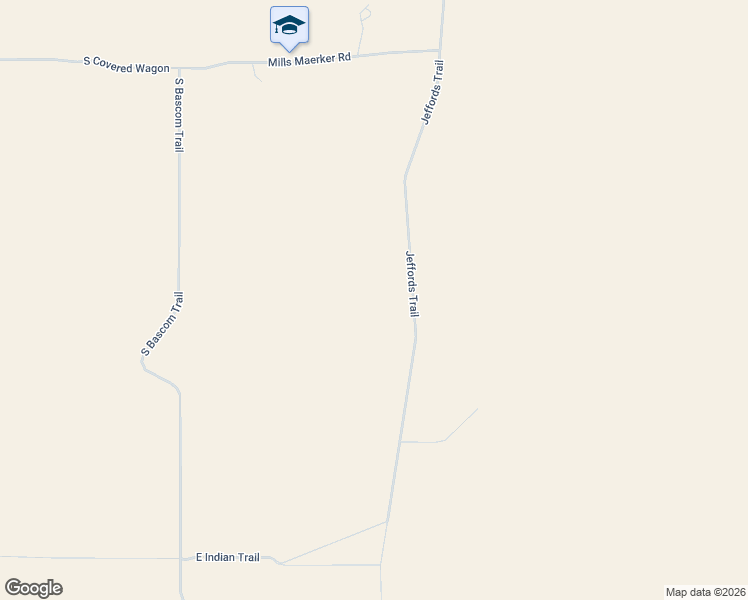 map of restaurants, bars, coffee shops, grocery stores, and more near 6202 Jeffords Trail in Willcox