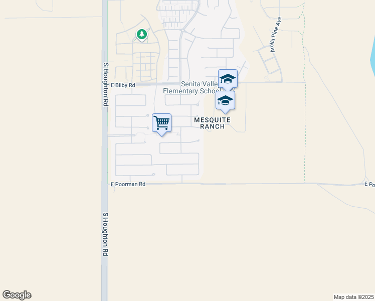 map of restaurants, bars, coffee shops, grocery stores, and more near 10613 East Avalon Park Street in Tucson