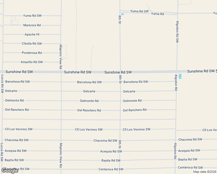 map of restaurants, bars, coffee shops, grocery stores, and more near 1200-1498 Barcelona Road Southwest in Deming