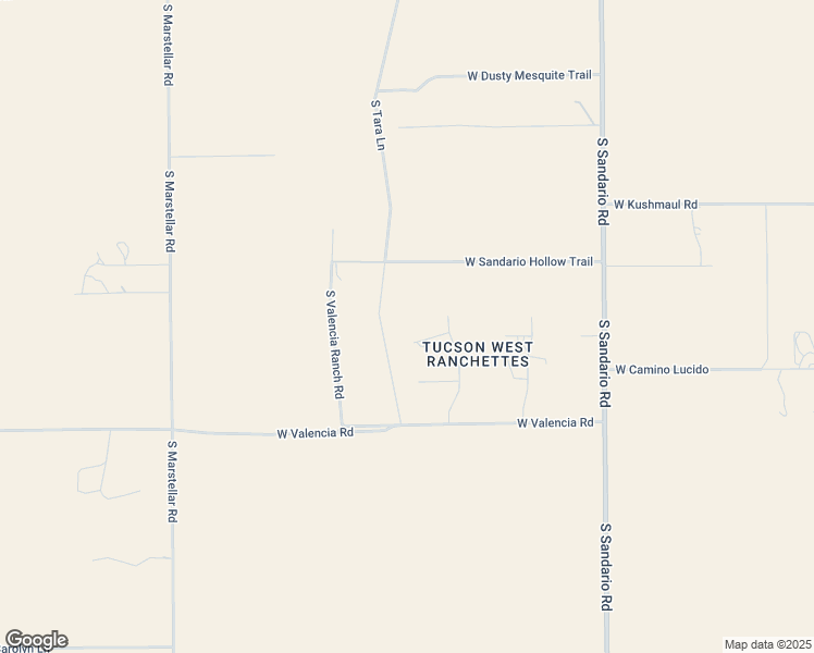 map of restaurants, bars, coffee shops, grocery stores, and more near 12133 West Catherine Lane in Tucson