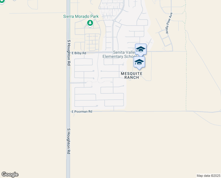 map of restaurants, bars, coffee shops, grocery stores, and more near 10586 East Ravenswood Street in Tucson