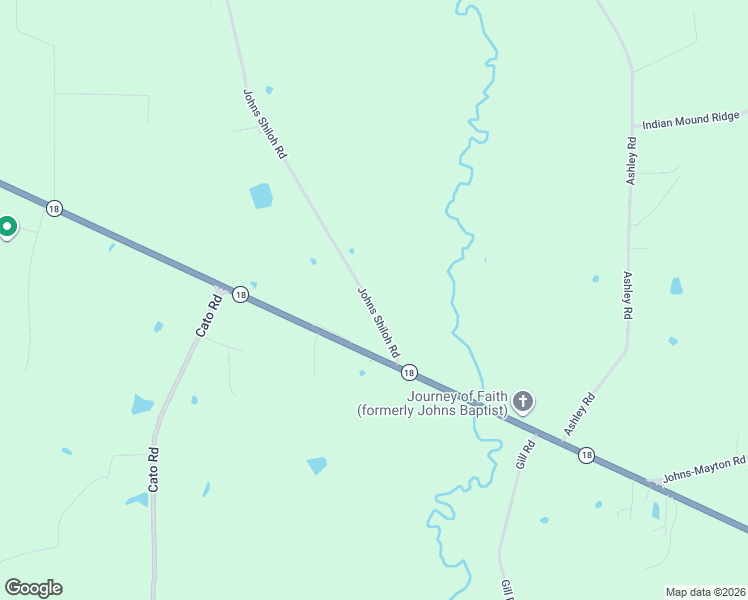 map of restaurants, bars, coffee shops, grocery stores, and more near 162 Johns Shiloh Road in Brandon