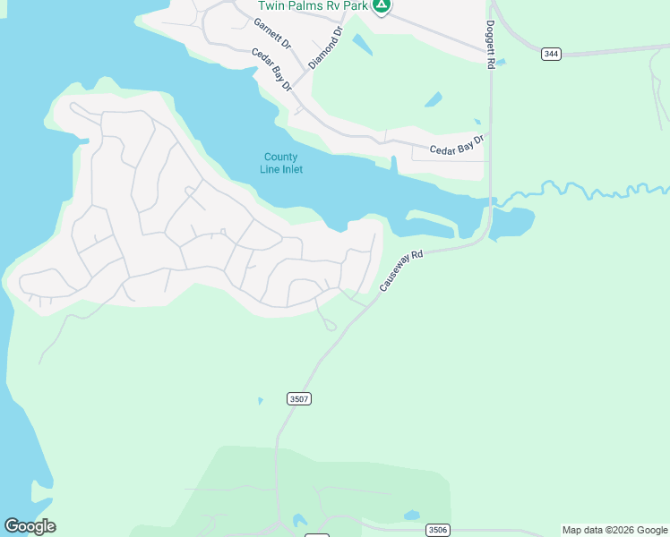 map of restaurants, bars, coffee shops, grocery stores, and more near 15820 Cumberland Way in Bullard