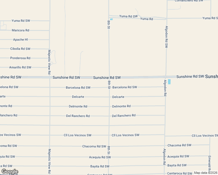 map of restaurants, bars, coffee shops, grocery stores, and more near 1200 Barcelona Road Southwest in Deming