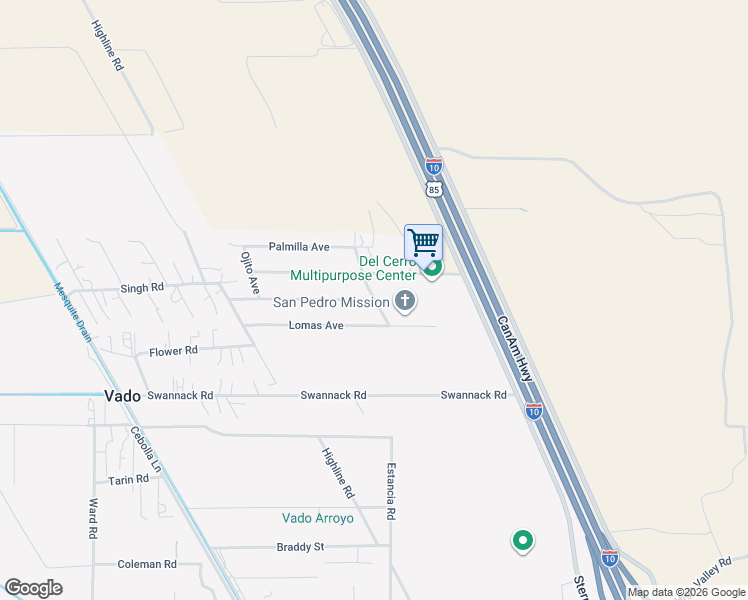 map of restaurants, bars, coffee shops, grocery stores, and more near 162 Cristo Avenue in Mesquite