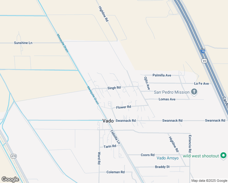 map of restaurants, bars, coffee shops, grocery stores, and more near 6 Poppy Court in Vado