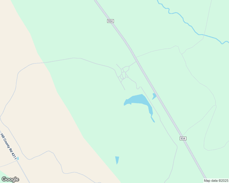 map of restaurants, bars, coffee shops, grocery stores, and more near 6442 Farm to Market Road 934 in Milford