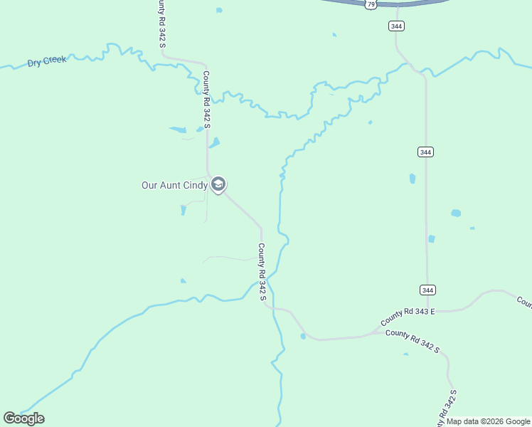 map of restaurants, bars, coffee shops, grocery stores, and more near 1153 County Road 342 South in Henderson