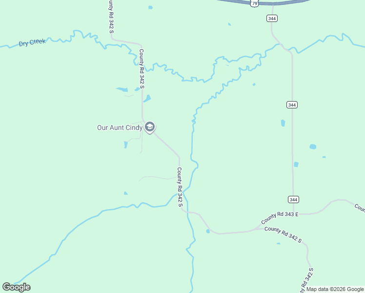 map of restaurants, bars, coffee shops, grocery stores, and more near 1153 County Road 342 South in Henderson