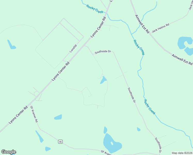 map of restaurants, bars, coffee shops, grocery stores, and more near 286 Bobby Salter Road in Lyons