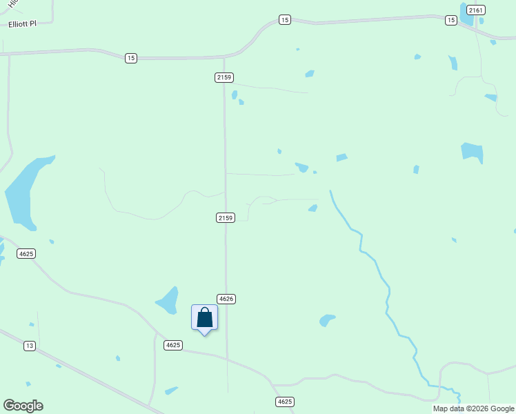 map of restaurants, bars, coffee shops, grocery stores, and more near 23241 County Road 2159 in Troup