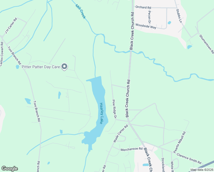 map of restaurants, bars, coffee shops, grocery stores, and more near 460 Pine Ridge Drive in Ellabell