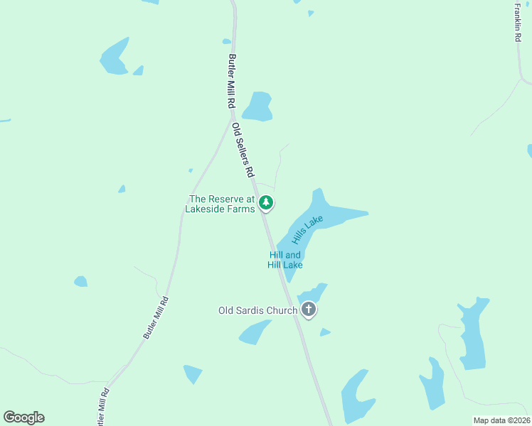 map of restaurants, bars, coffee shops, grocery stores, and more near 249 Old Sellers Road in Ramer