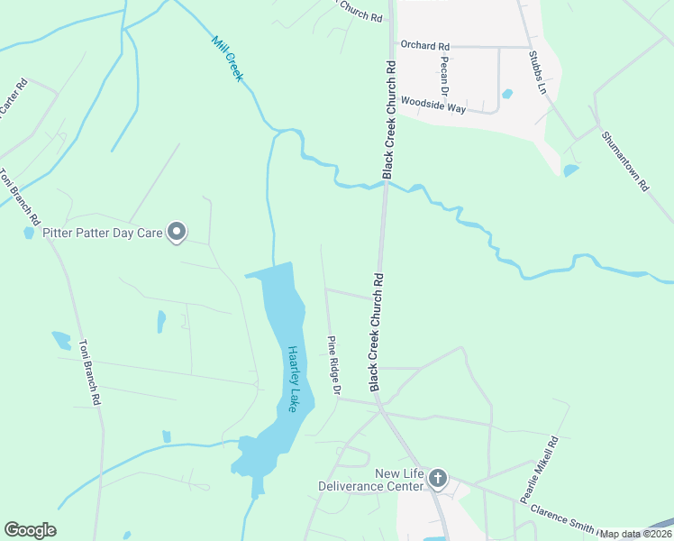 map of restaurants, bars, coffee shops, grocery stores, and more near 50 Pine Ridge Trail in Ellabell