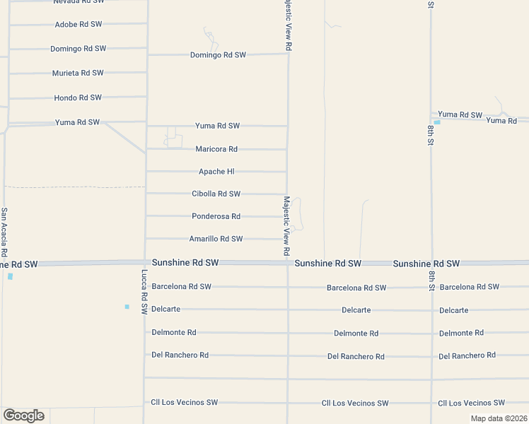 map of restaurants, bars, coffee shops, grocery stores, and more near 1591-1599 Ponderosa Road in Deming