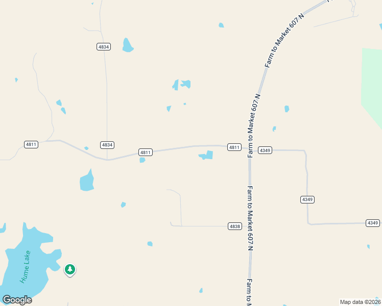 map of restaurants, bars, coffee shops, grocery stores, and more near County Road 4811 in LaRue