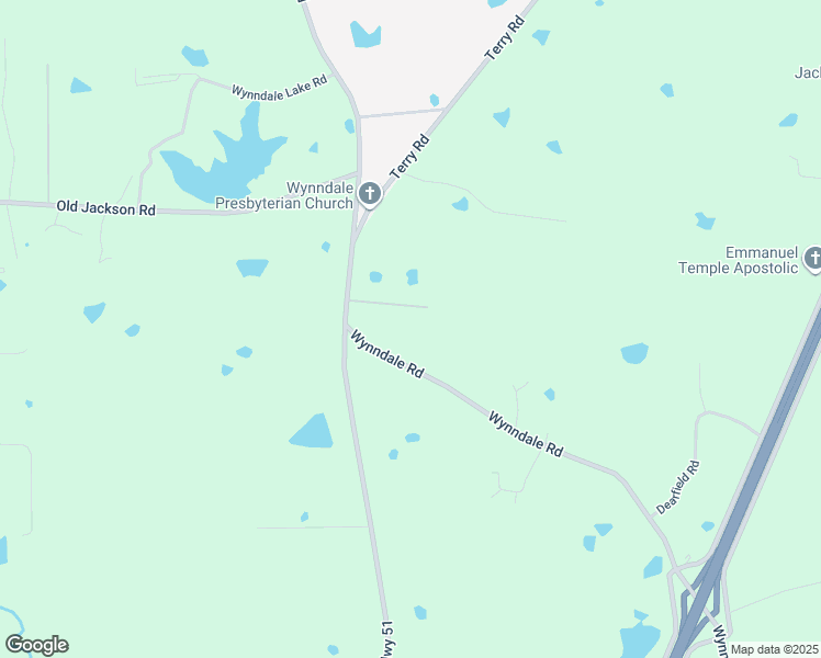 map of restaurants, bars, coffee shops, grocery stores, and more near 112 Brantley Drive in Terry