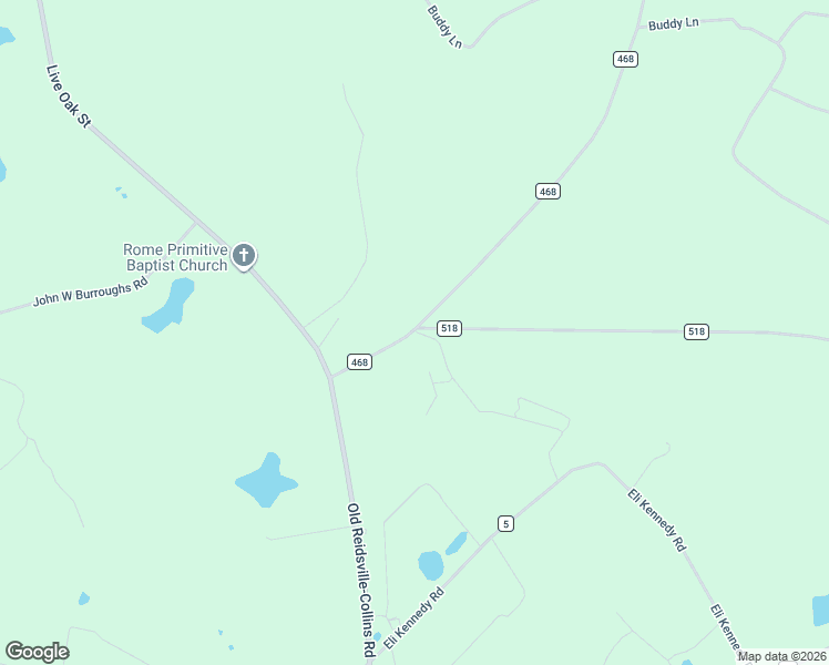 map of restaurants, bars, coffee shops, grocery stores, and more near 224 County Road 468 in Collins