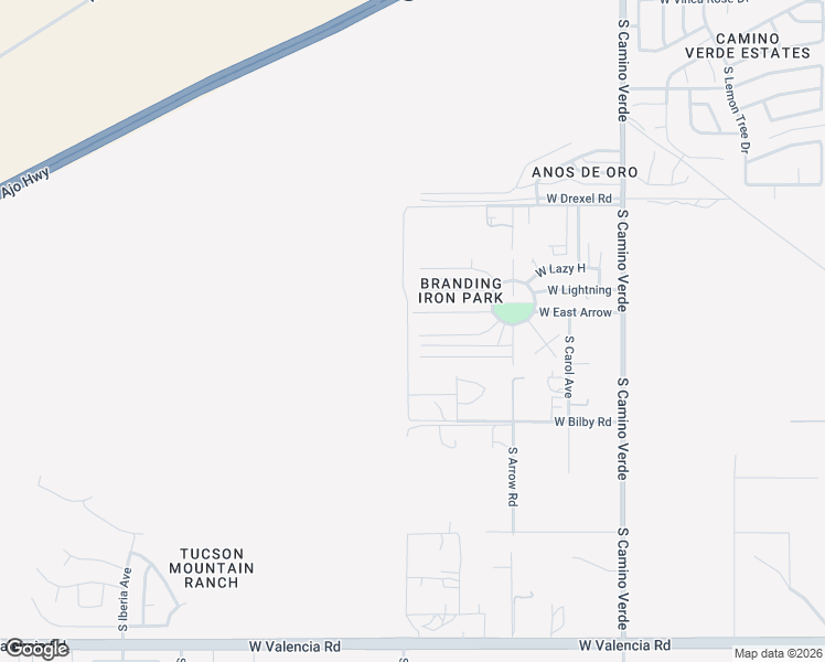 map of restaurants, bars, coffee shops, grocery stores, and more near 6962 West Walking M in Tucson