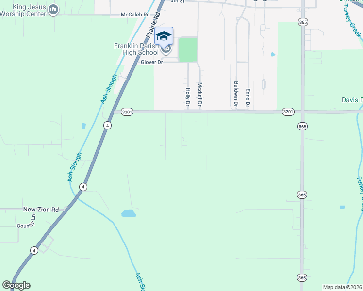 map of restaurants, bars, coffee shops, grocery stores, and more near 172 Ann Road in Winnsboro