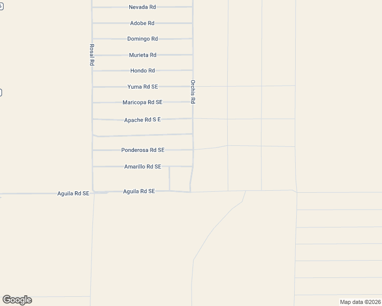 map of restaurants, bars, coffee shops, grocery stores, and more near Cebola Road in Luna County