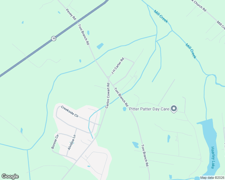 map of restaurants, bars, coffee shops, grocery stores, and more near 628 Toni Branch Road in Ellabell