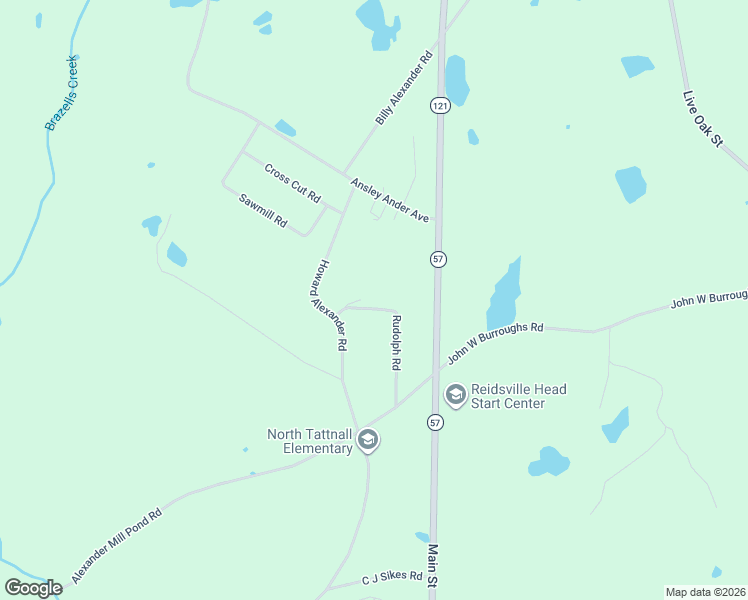 map of restaurants, bars, coffee shops, grocery stores, and more near Howard Alexander Road in Collins