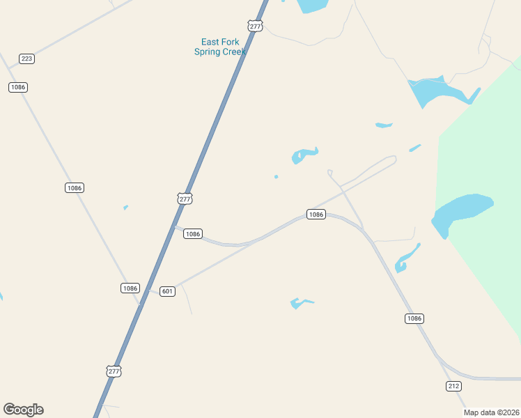 map of restaurants, bars, coffee shops, grocery stores, and more near 5942 Farm to Market Road 1086 in Wingate