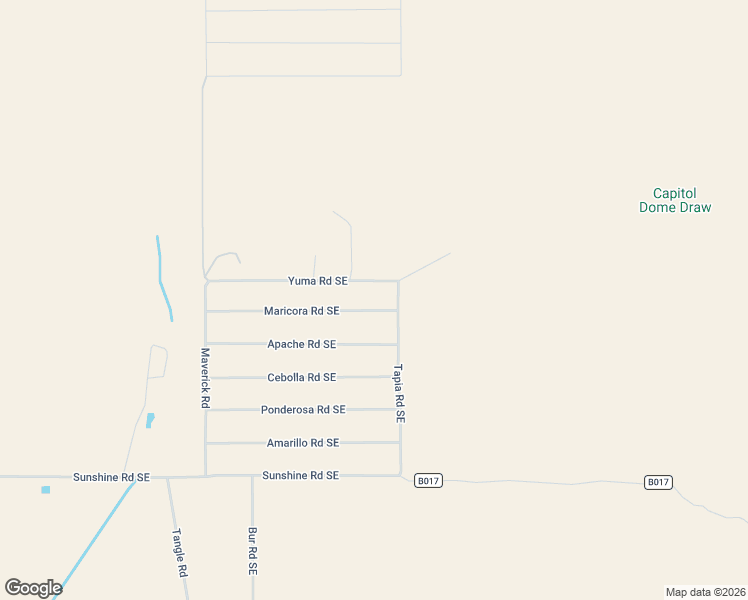 map of restaurants, bars, coffee shops, grocery stores, and more near Yuma Road Southeast in Deming