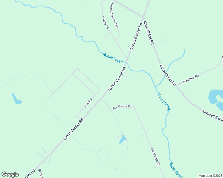 map of restaurants, bars, coffee shops, grocery stores, and more near 2765 Lyons Center Road in Lyons