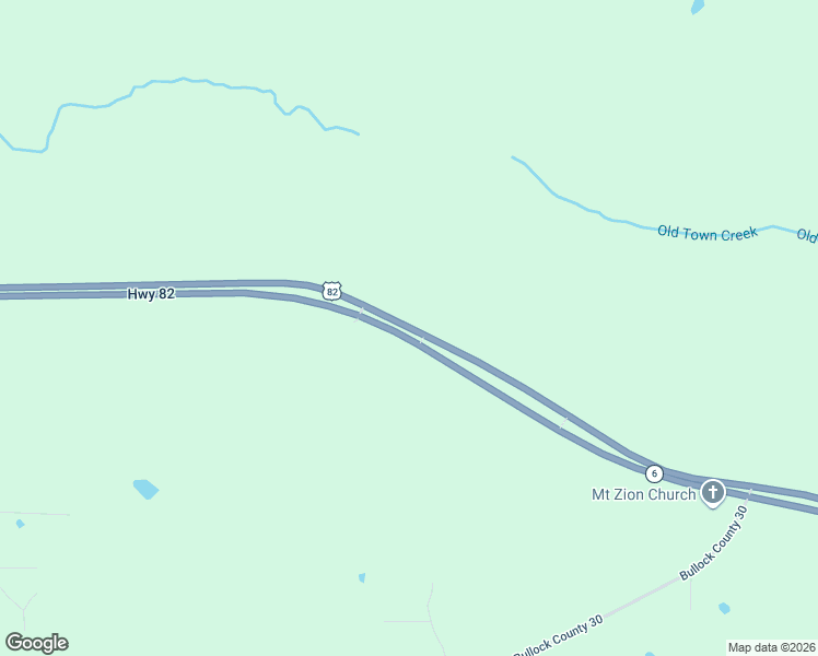map of restaurants, bars, coffee shops, grocery stores, and more near Highway 82 in Union Springs