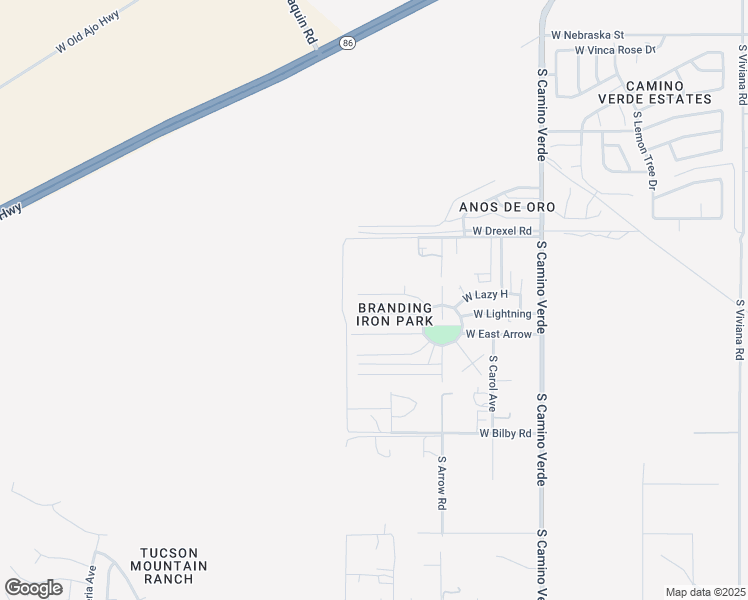 map of restaurants, bars, coffee shops, grocery stores, and more near 6872 West Rocking Chair in Tucson