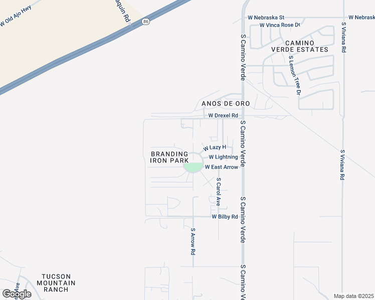 map of restaurants, bars, coffee shops, grocery stores, and more near 5653 South Branding Iron Circle in Tucson
