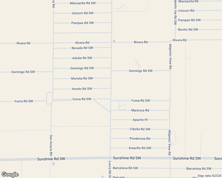 map of restaurants, bars, coffee shops, grocery stores, and more near 9405 Lucca Road Southwest in Deming