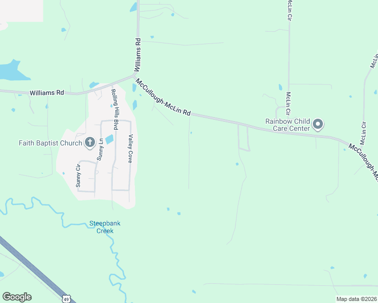 map of restaurants, bars, coffee shops, grocery stores, and more near 164 McCullough-McLin Road in Florence